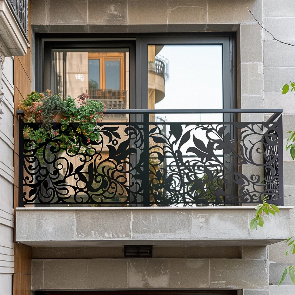 التخصيص الحديثة الأوروبية الرجعية نمط درابزين من الحديد المطاوع لشرفة درج فيلا أو سياج درابزين مول