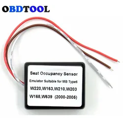 MB Type6 Seat Occupancy Sensor Emulator IMMO Type 6 SRS for Mercedes for Benz W220 W163 W210 W203 W168 W639 2000-2005 Year Cars