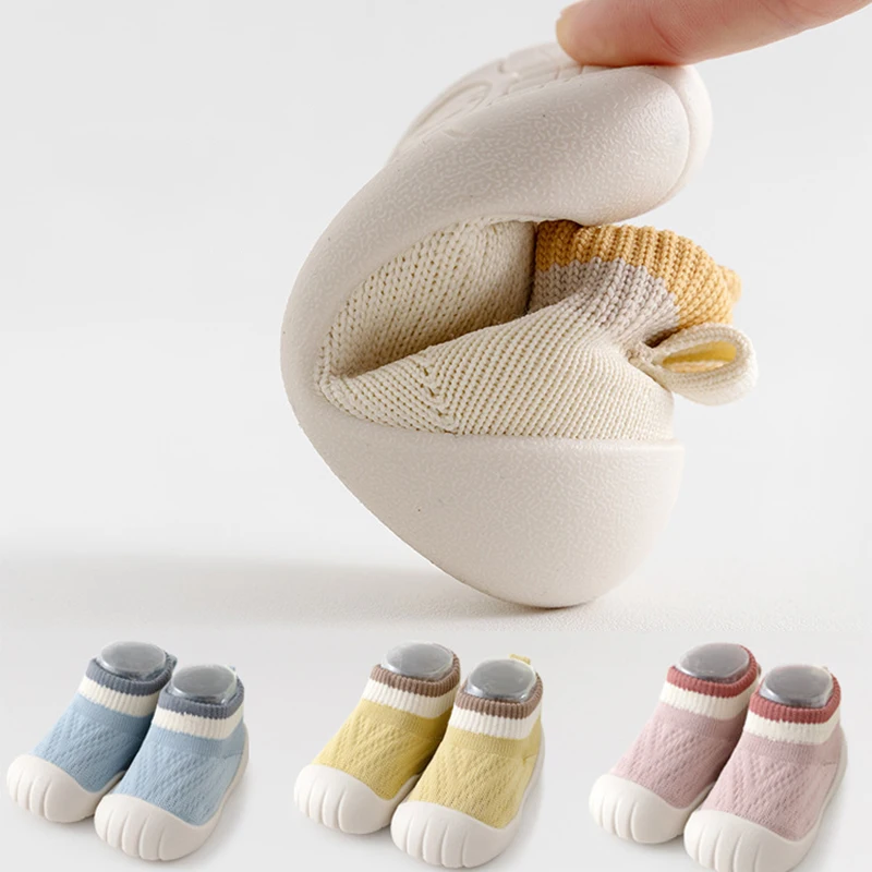 جديد طفل داخلي جورب أحذية الوليد Prewalker الاطفال الشتاء القطن لينة وحيد طفلة جورب المطاط وحيد الرضع مضحك جورب #1