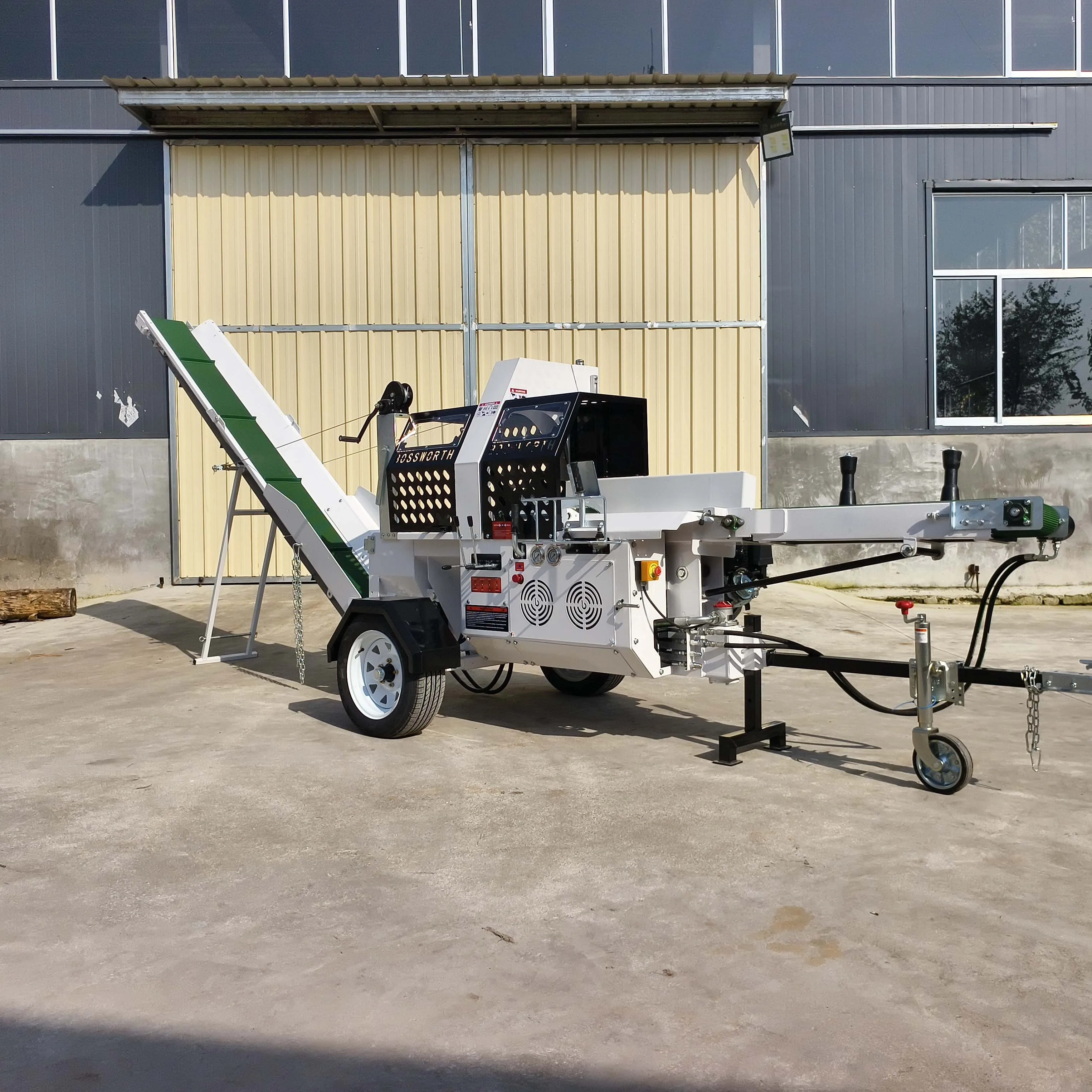 Customized Firewood Cutter Processor Wood Splitting Machines Wood Processor