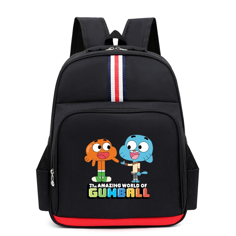 The Amazing World of Gumball Print Backpack Student High-capacity Backpack Cartoon Graphic Children Rucksack Kids Schoolbag Gift