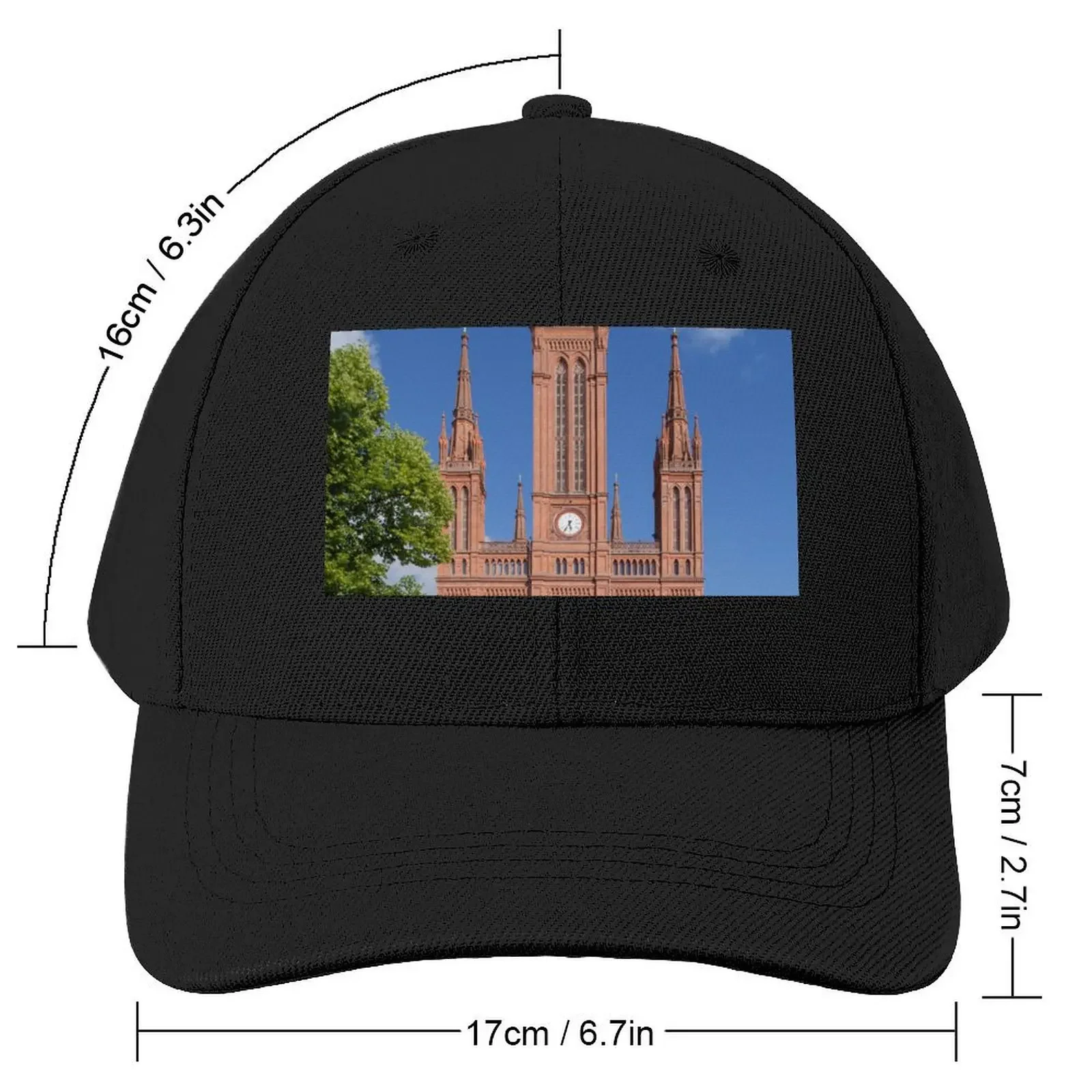 Market Church, Wiesbaden Baseball Cap Beach Bag Bobble Hat Girl Men's