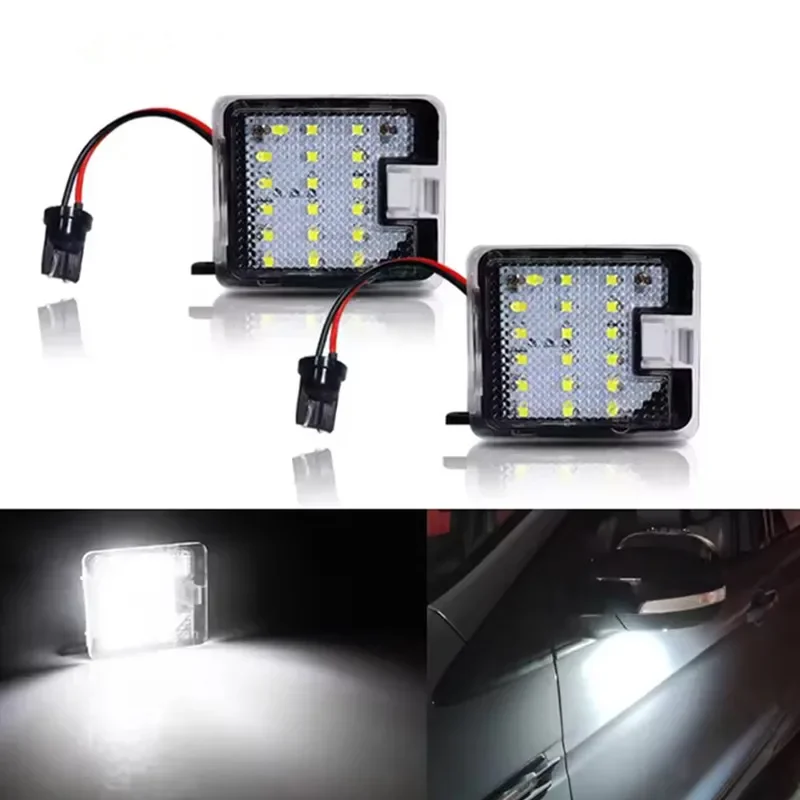 2pcs LED License Number Plate Light Lamp For Ford SMax CMax Kuga Escape Monde 4 Focus 3 Grand 2 Accessories