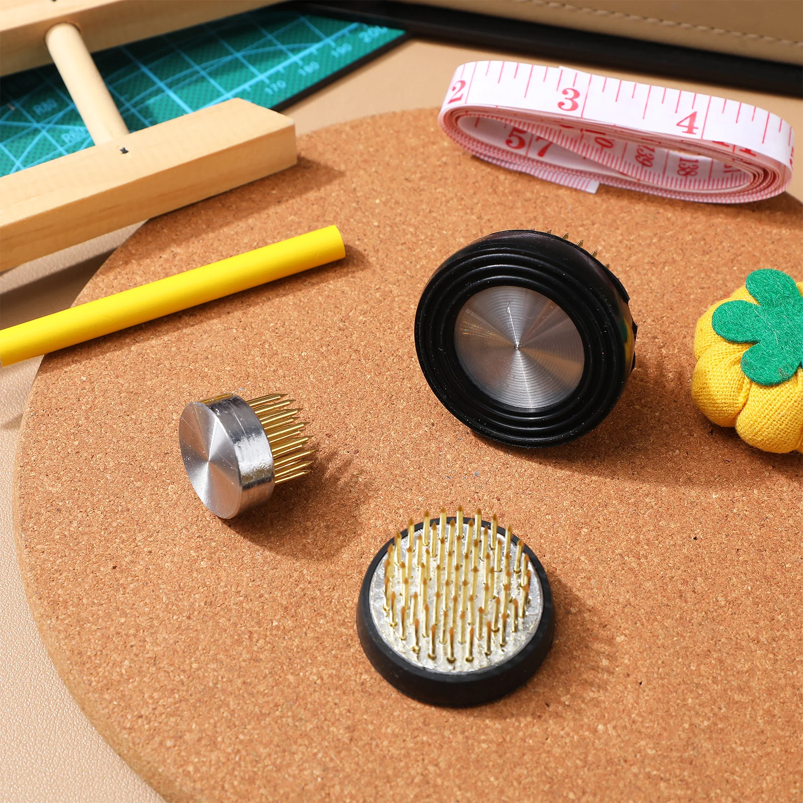 

3pcs Jian Shan Base Flower Holder 23Mm 34Mm 40Mm Round Pin Frog For Floral Arranging Japanese Flower Tools Stem Support Party