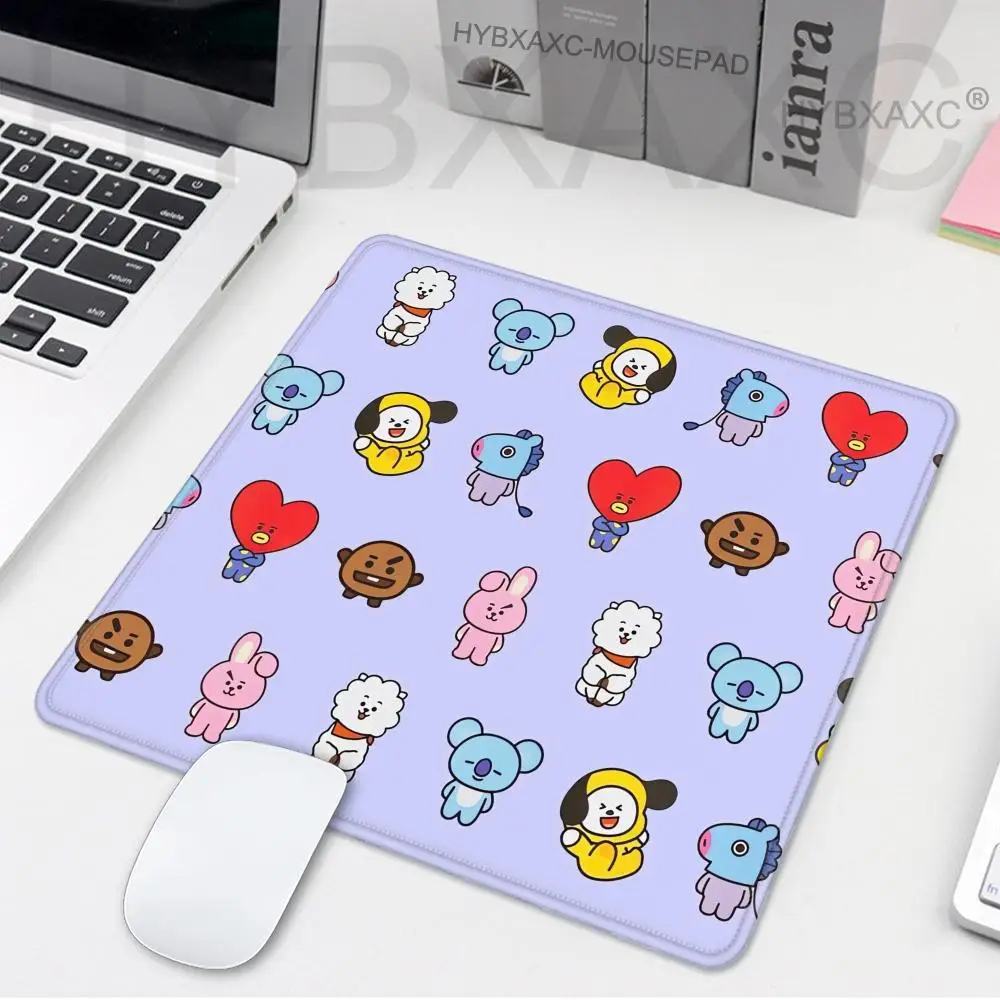 

Kpop B-BTS Mouse Pad Game mause pads Laptops Small Wrist Protector Supplies Desk Accessories Luxury Notebook Accessories cs lol