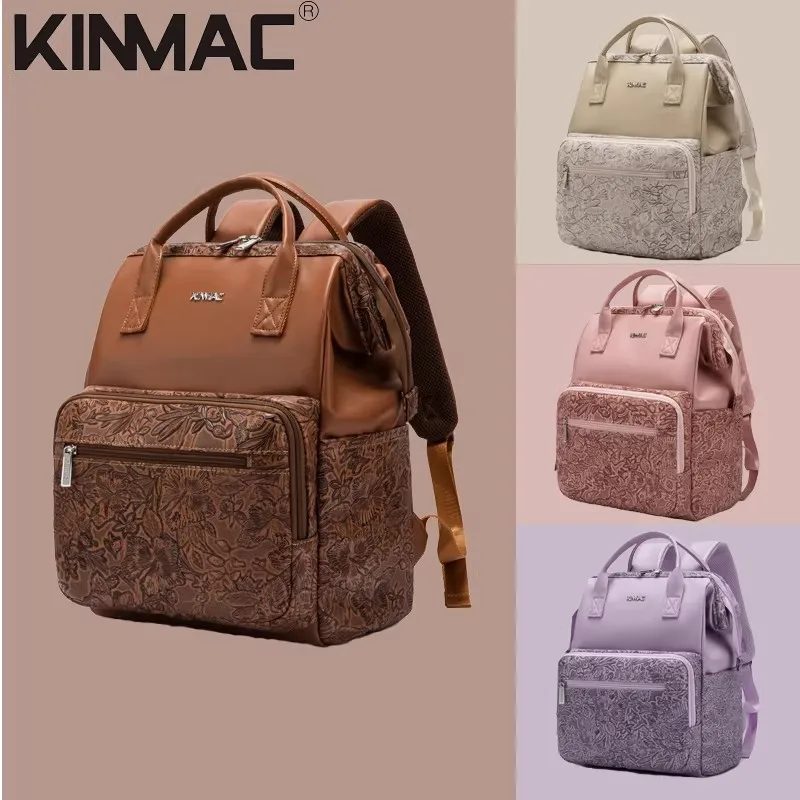 

Brand Backpack Laptop Bag 14,15,15.4 Inch,Lady Women Man Shoulder Notebook Computer Hibiscus PU Leather Case For Macbook Satchel