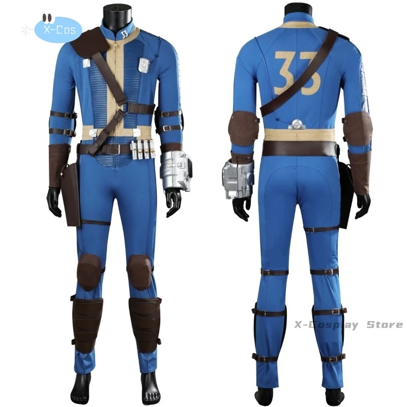 Costume de Cosplay de l'Homme avec Numéro Personnalisé 33, Ensemble Complet et Articles Individuels Vendus