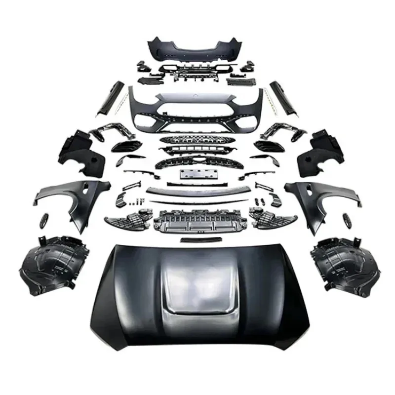 

Car Modified Wide Bodykit Bumper Parts Fit W206 Upgrade Models