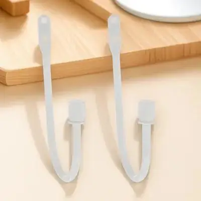 1 paire de crochets muraux uniques pour rideaux, multi-usage, décoration de maison, facile à installer, crochets muraux pour la maison, crochet en forme de U