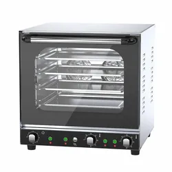 Professional 4 Trays Ovens Bakery Equipment Electric Convection Oven With Steam Function