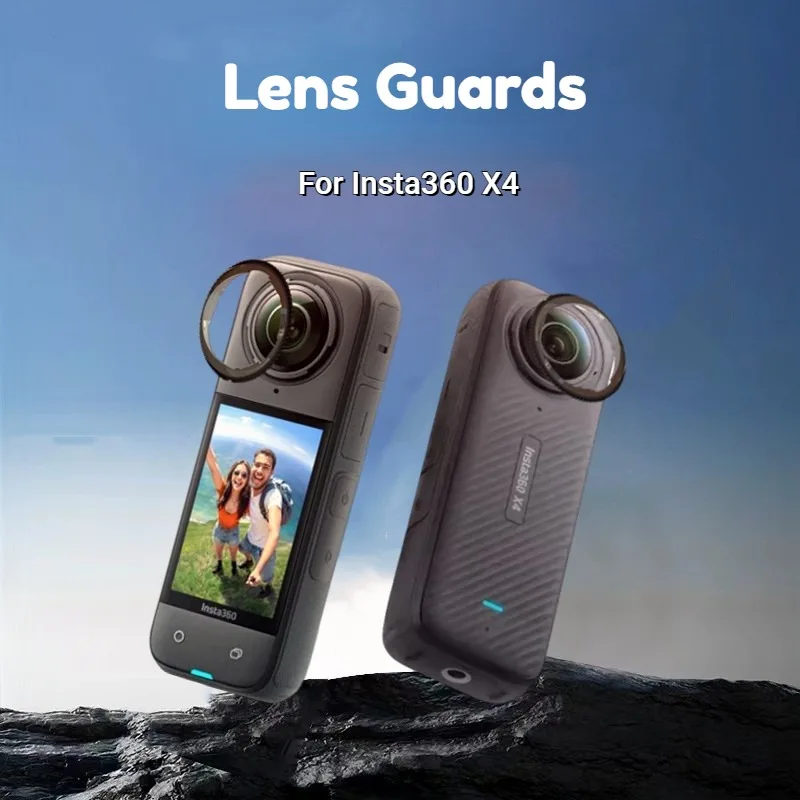 

Lens Guards cover for Insta360 X4 Sports Camera Rotate Protector Cover Accessories for Insta 360 X4 Anti-Scratch Lens Protector