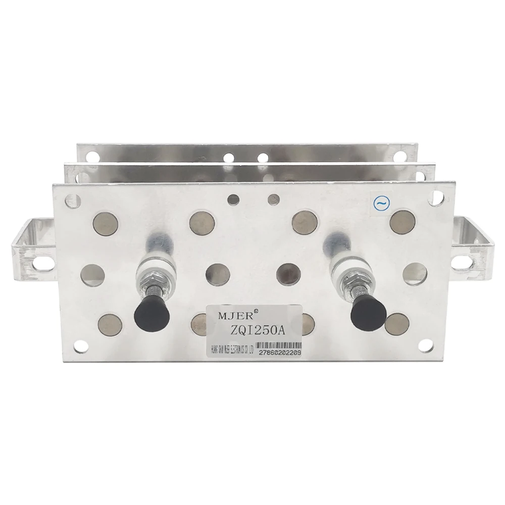 Single Phase Aluminum Bridge Rectifier 250Amps 200*98*3p Welding Rectifier ZQI250A for Generator ZQI250A