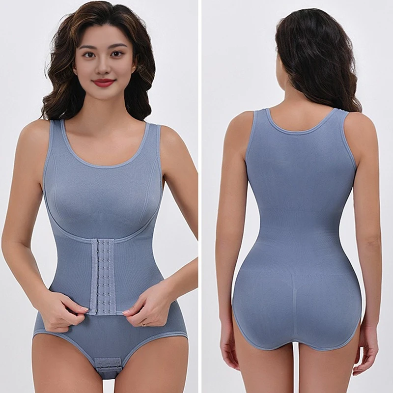 

Women's Shapewear Bodysuit - Double Breasted Tummy Control Waist Trainer Postpartum Slimming Corset Hip LiftingLarge Size isFine