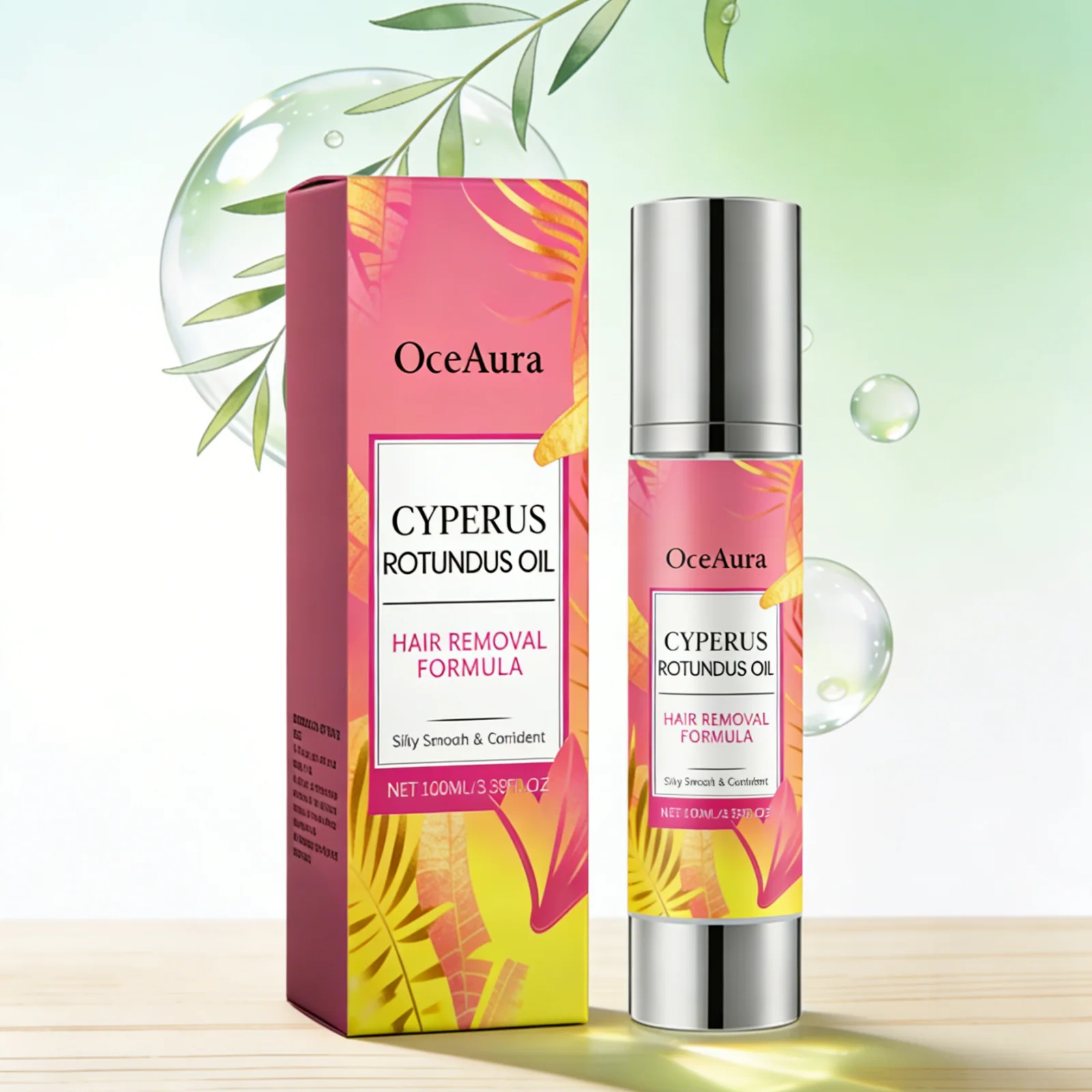 Cyperus Rotundus Oil for Hair Removal Hair Inhibitor Moisturizing Skin Care After Shave Oil for Women Hair Growth Prevention Oil