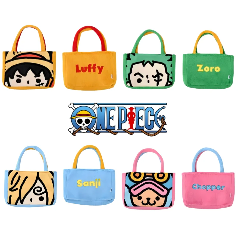 

One Piece Luffy Sanji Roronoa Zoro Shoulder Bag Anime Merchandise Handbag Student Textbook Storage Bag Boy/Girl Festival Gifts