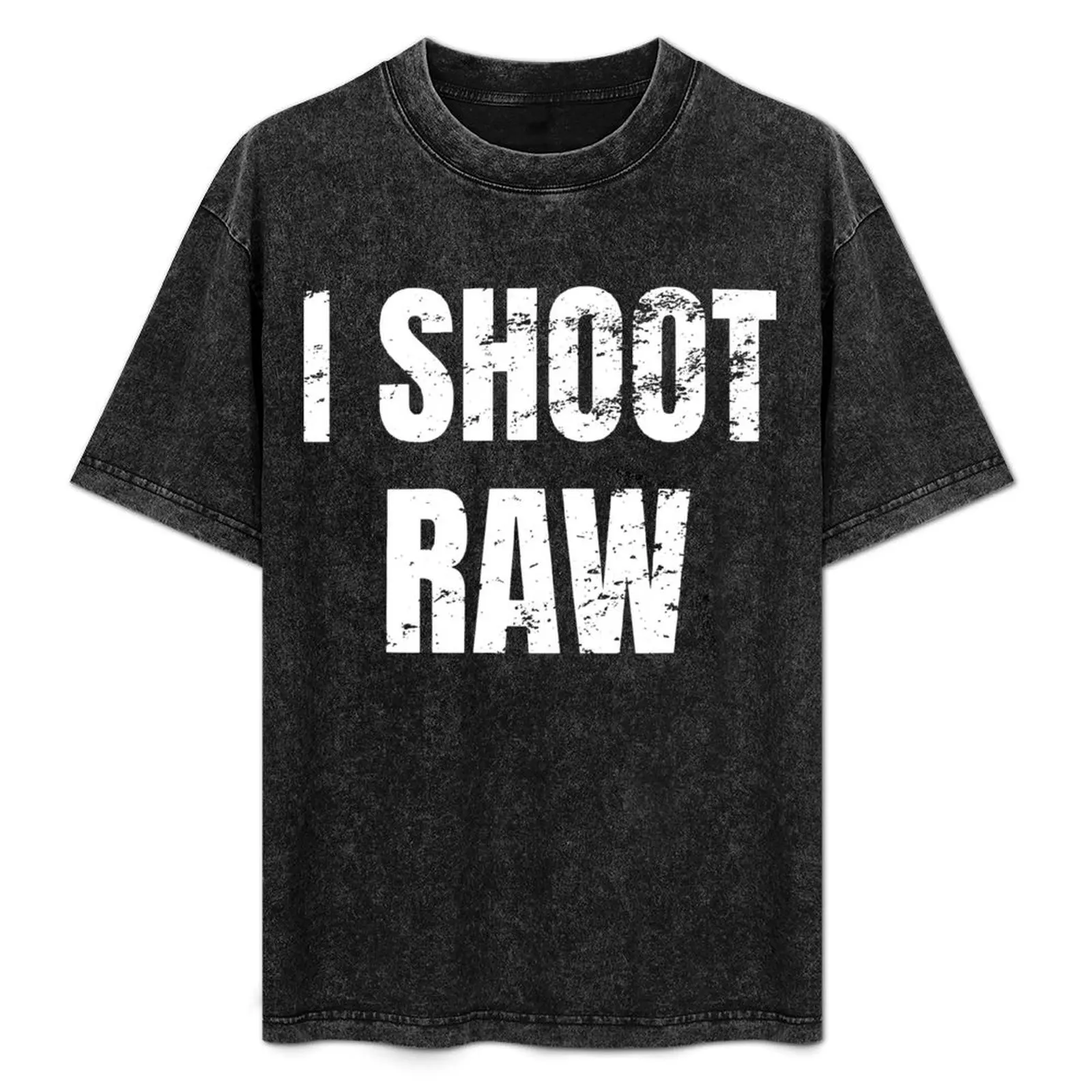 تي شيرت تصوير الكاميرا I Shoot Raw Photography تي شيرت شخصي تي شيرت للرجال تي شيرت جرافيك تي شيرت
