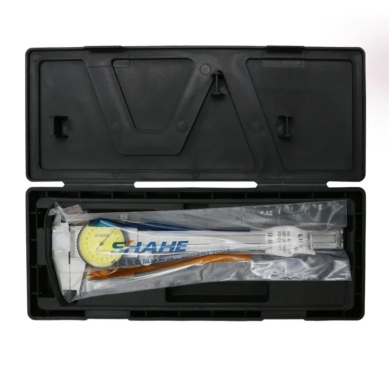 Shahe Vernier Dial Caliper 0-200 mm 0.02 mm Shock-proof Stainless Steel Vernier Calipers Micrometer