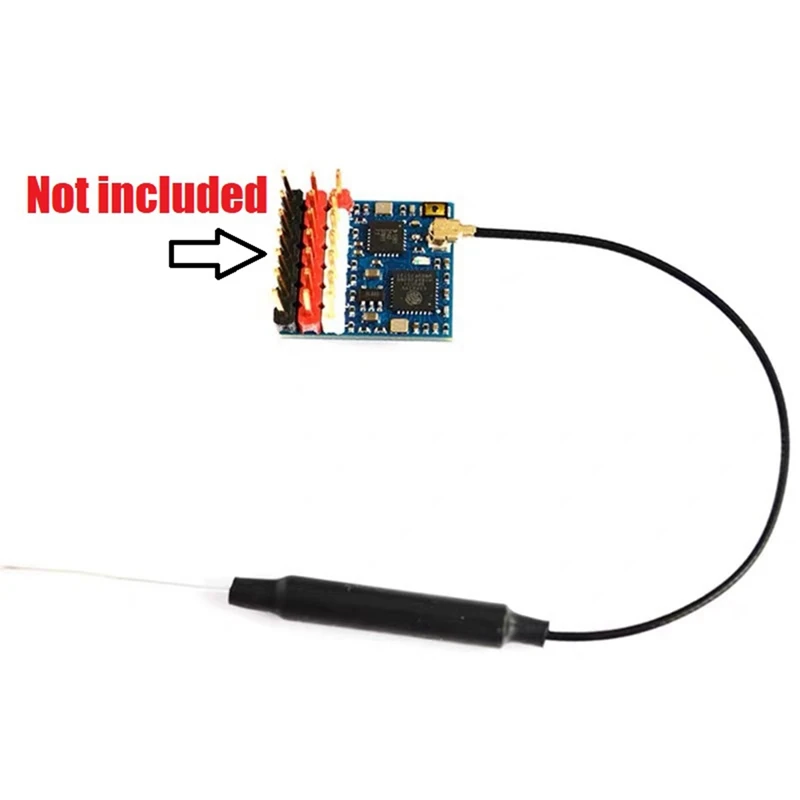 Für matek ELRS-R24-P6 elrs 2,4 ghz empfänger mit antennen anschluss unterstützung 2-8s vbat spannungs sensor für rc fpv drohne