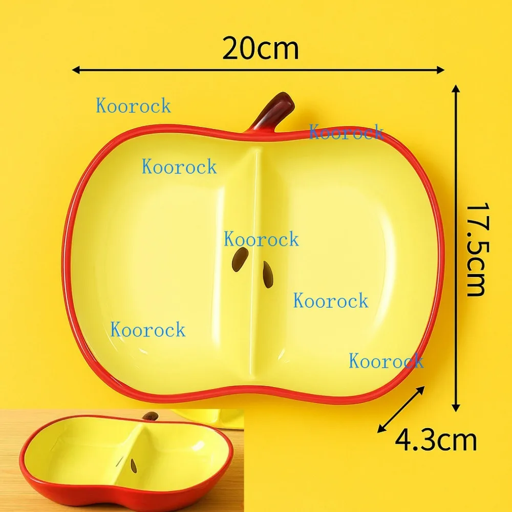 20cm Jucaica Rosh Hashanah Apple Honey Dish, Ceramic Dessert Plate with Honey Jar, Jewish New Year tableware  Shana Tova