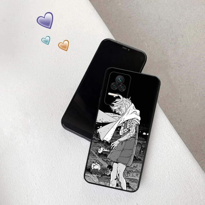 Phone Case for Redmi Note11 Pro 10S 11S 10A 10C Xiaomi 11T 10T Note 10 11 Lite Anime To Your Eternity Soft Black Anti-Drop Cover