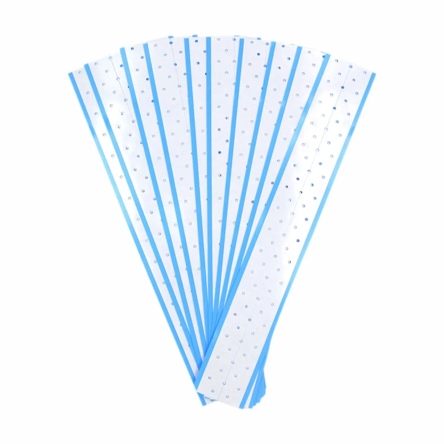 블루 에어 플렉스+ 스킨 통기성 양면 테이프 레이스 가발용 쿠피 레이스 가발 접착 연장 테이프