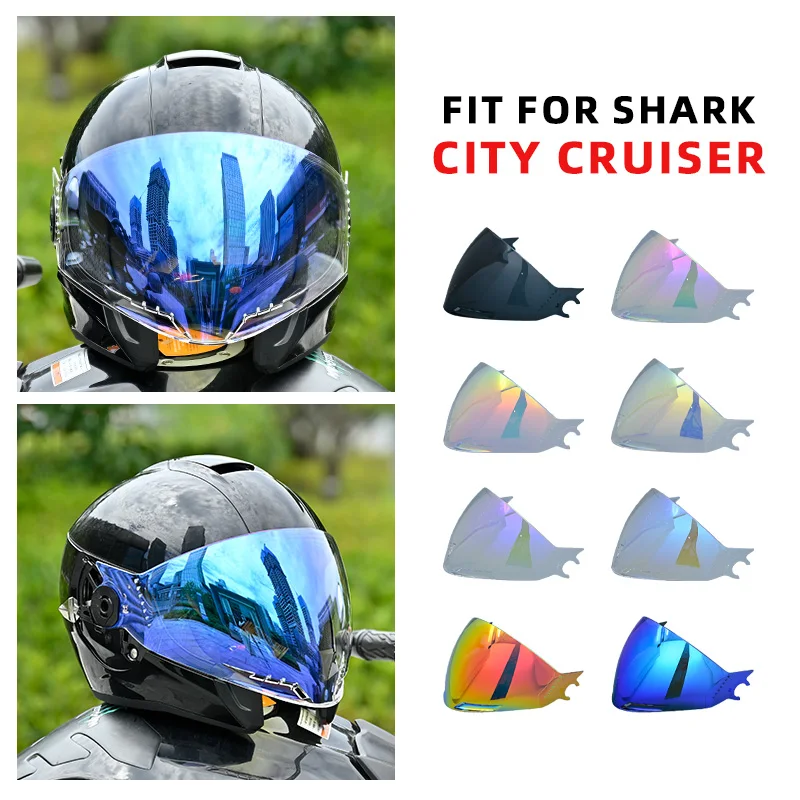 

CITYCRUISER Visor Fit for Shark City Cruiser Replacement Lens Accessories Capacete Windshield Visors Goggles