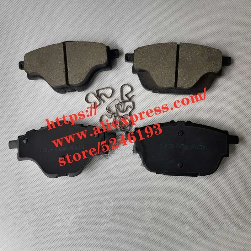 4pcs/set Brake pad for 15-17 Geely GC9 Borui Emgrand GT