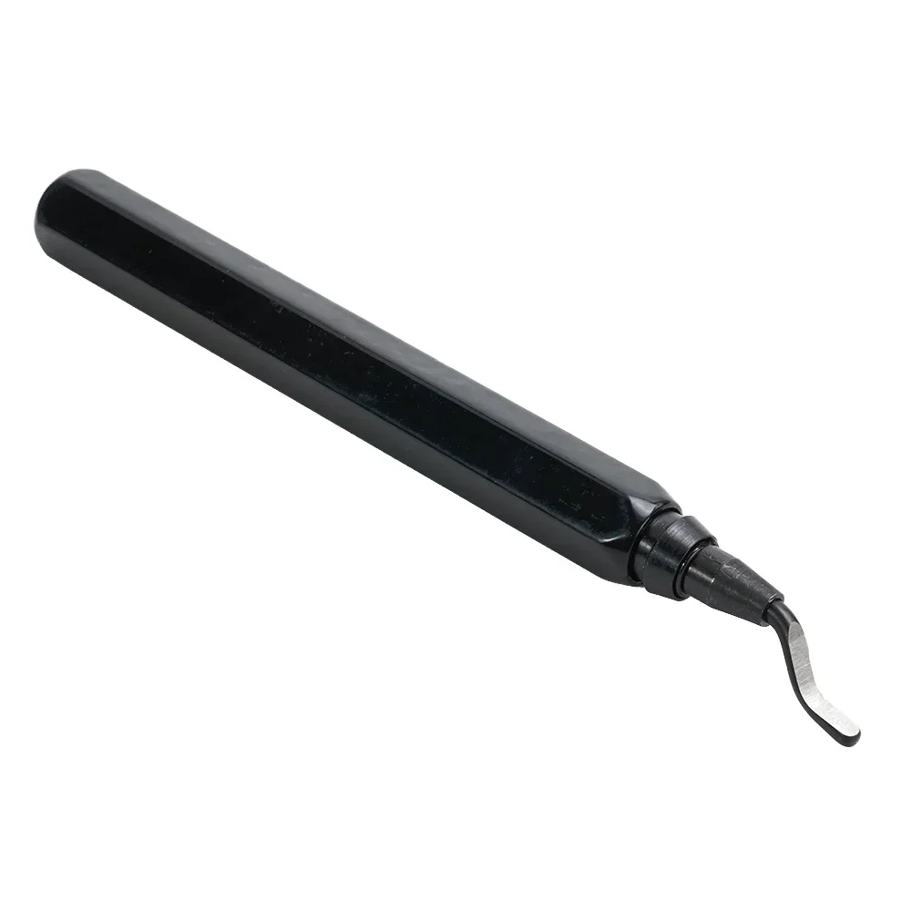 ที่ขูดใบมีดสำหรับขัด RB1000ขนาด14.4ซม. x 1.25ซม./5.55inx0.49in แท่งอลูมิเนียมสีดำน้ำหนักเบา2ชิ้น/เซ็ต