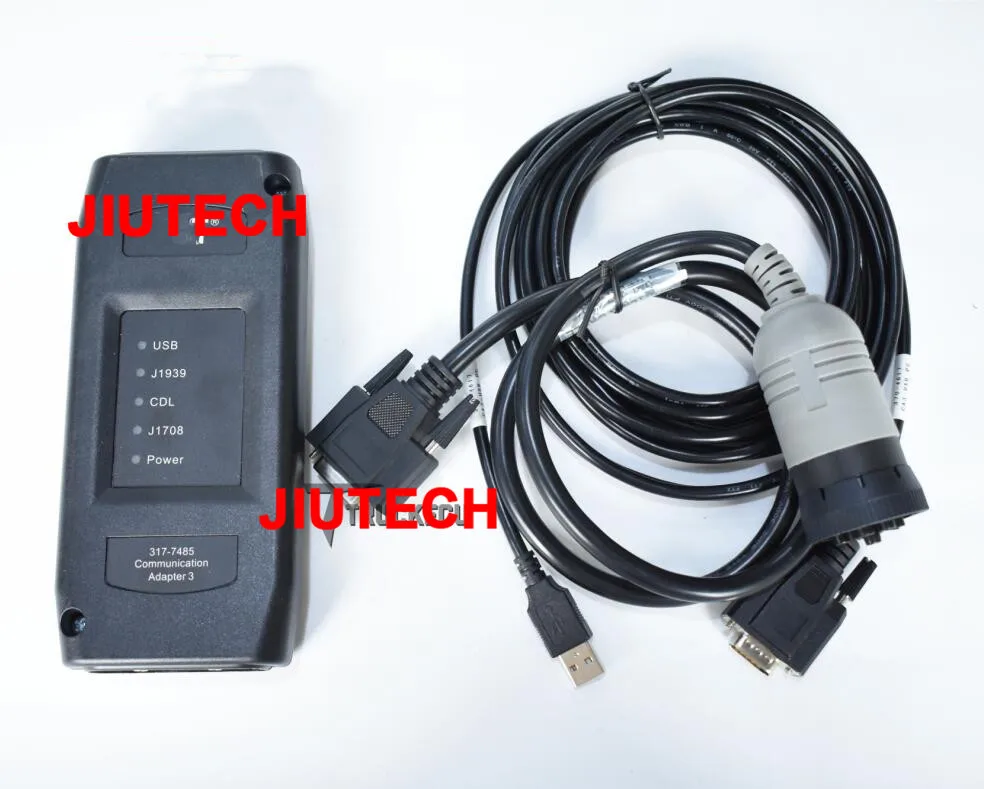 ET Adapter III Comm 3 Communication Adapter Group 317-7485 EST Diagnostic Interface+sis Software+Flash Software+CF19 Laptop