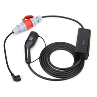 15 Meters 10M 5M EV Charger 3 Phase 11KW Type 2 16A Fast Charging Long Cable Current Adjustable CE For Electric Car