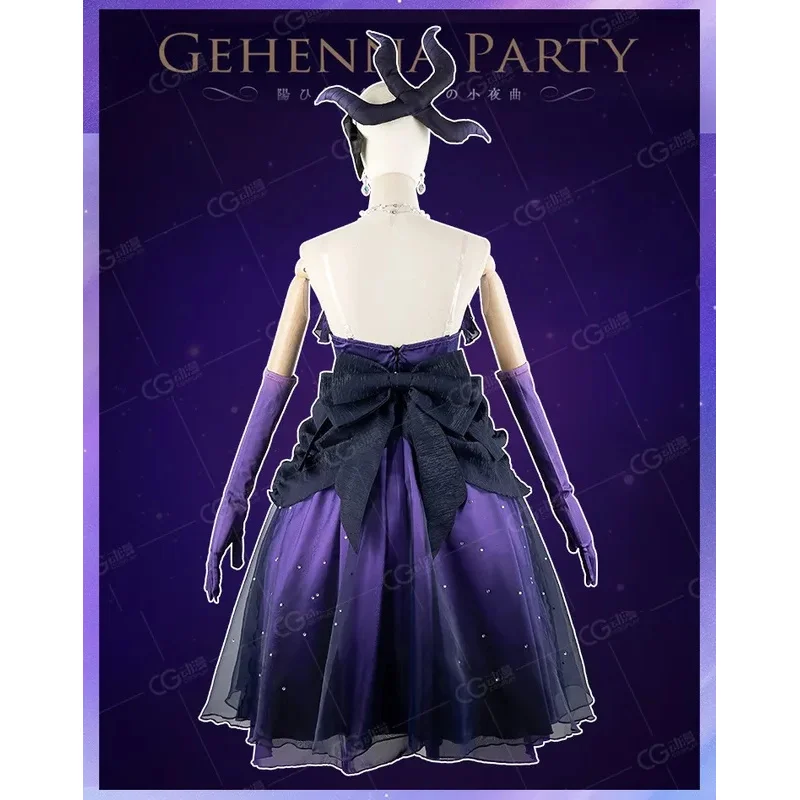 FC6เกมสีฟ้าArchive Sorasaki Hinaคอสเพลย์เครื่องแต่งกายชุดVarianรองเท้าบทบาทเล่นชุดฮาโลวีนCarnival Party Christmas @ FC8!