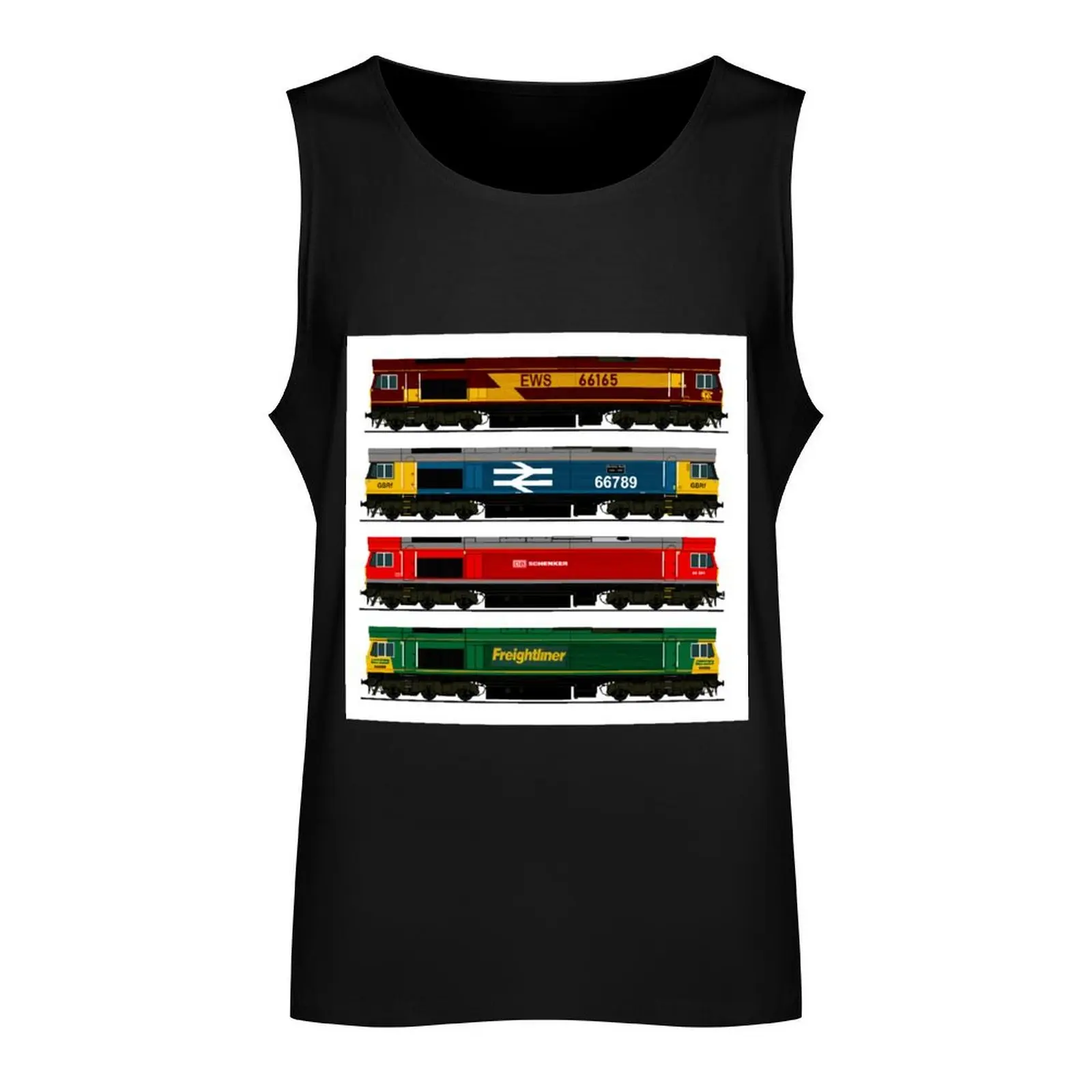 class 66 locomotives Tank Top bodybuilding t-shirt singlet for men