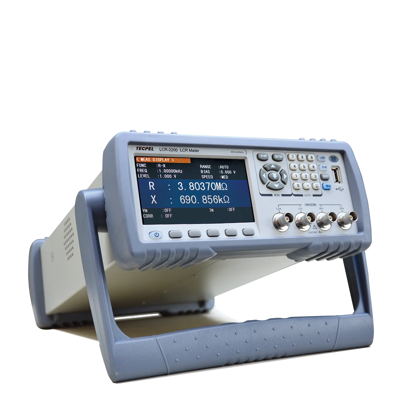 TECPEL LCR Meter LCR2200 Multi-function Laboratory Measuring Instrument with 20Hz-200kHz Range