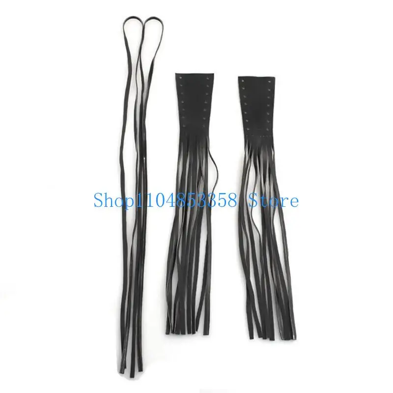 

652F Clutch Fringe Long Tassels for 22mm/25mm Handlebars Motorcycle Accessories Brake Lever Covers 16inch BikerRetro Trim