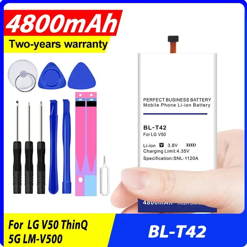 New 4800mAh Replacement Battery for LG V50 ThinQ 5G LM-V500 V500N V500EM v500xm in Stock