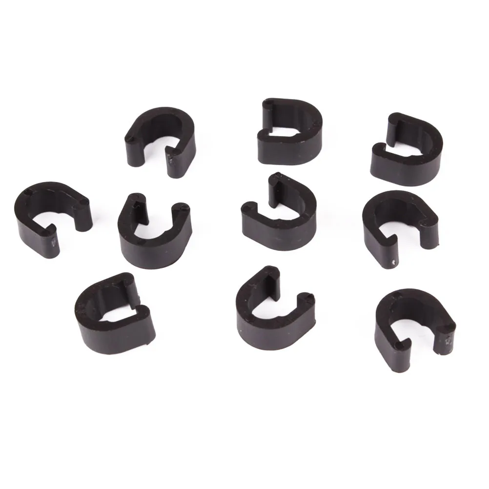 

50pcs Line Deduction Transmission C Style Buckle Brake Cable Housing Hose Guide For Road Bike Folding Bike Fixed Gear City