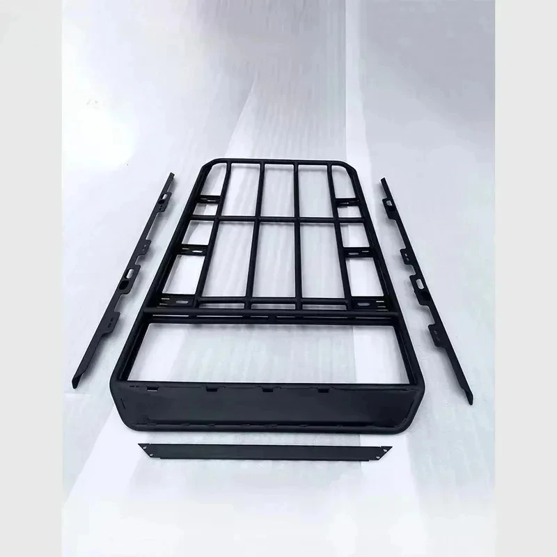 Heavy  Custom Manganese Steel Fit Black Steel Roof Rack Basket