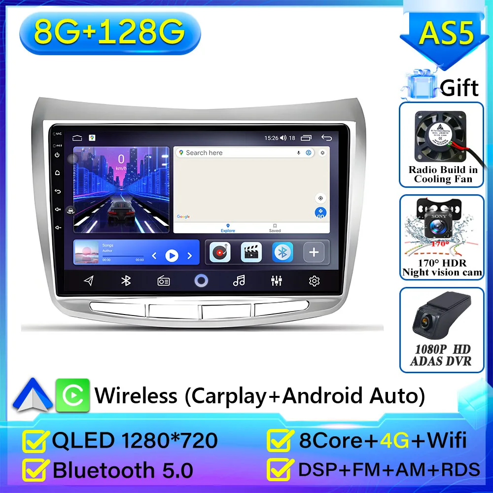 Android 16 autoradio voor Lancia Delta 2009-2019 GPS navigatie Android Auto display Carplay Wifi autoradio geen 2din videodisplay