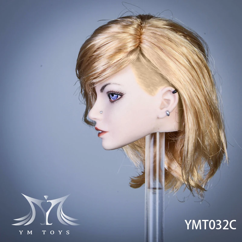 YMTOYS YMT032 1/6 Esther Head Sculpt Coloured Planted Hair For 12