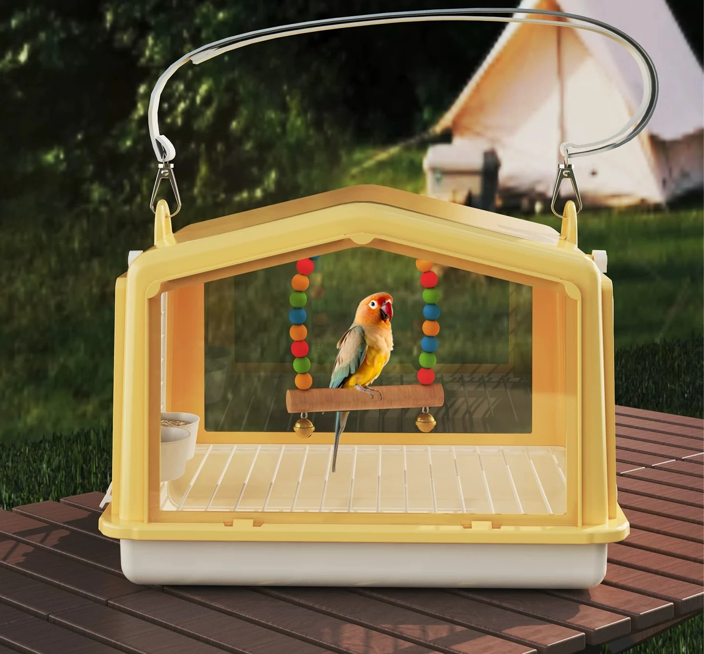 FOr Bird cage Parrot cage Out cage Xuanfeng tiger skin Outdoor special portable bird bag Peony small sun Take-out bird