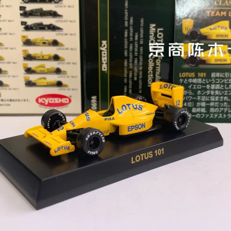 

KYOSHO 1/64 Lotus 101 #12 F1 RACING Collect die casting alloy trolley model