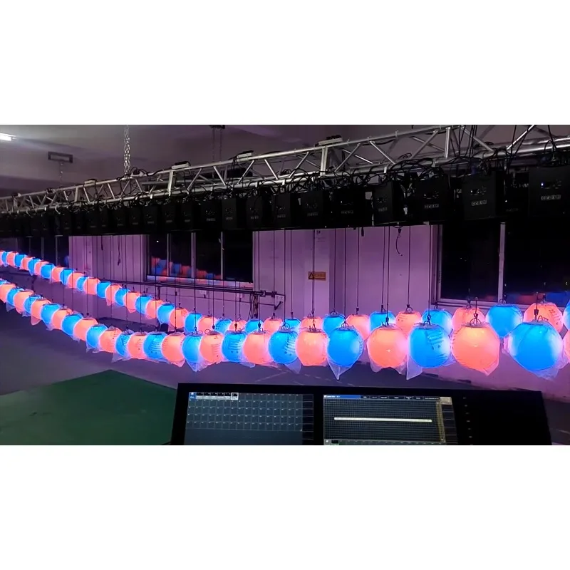 

Light RGB Full Color DMX Winch Light Emitting Diode Lifting Ball System IP55 Matrix Light Hotel and DJ 100W Power Supply