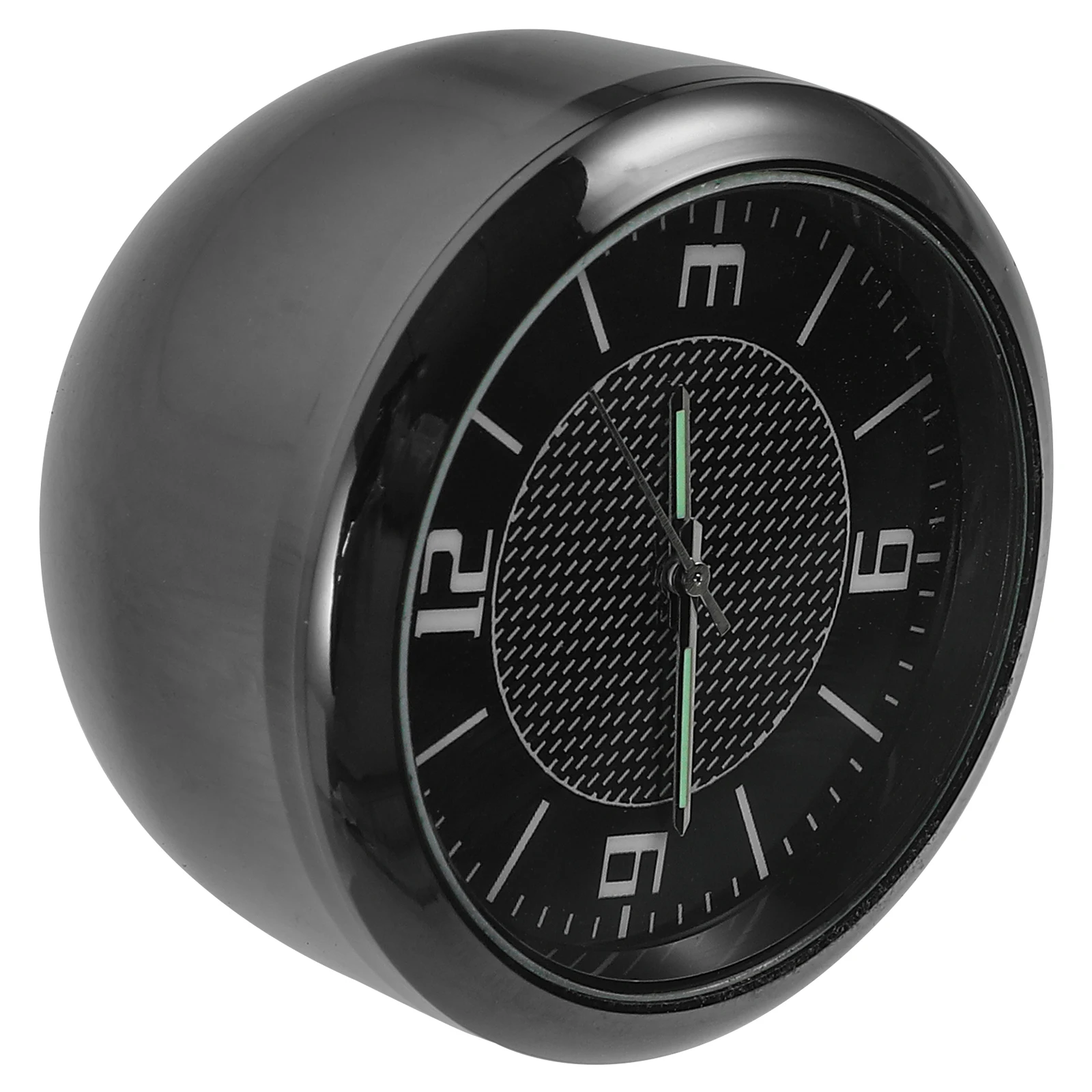 

Glow in Vehicle Clock Dark Car Clock Mini Quartz Watches Zinc Alloy Dashboard Stick on Vehicle Truck Decor Small