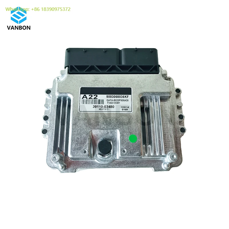 

ECU Controller 39110-03480 3911003480 A22 MEG17.9.12.1 ECM Engine Computer Board Morning Picanto