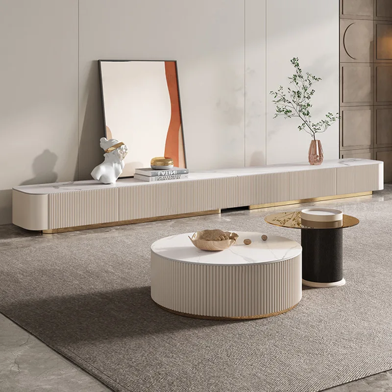 Living Room Furniture Tv Cabinet Modern Designs with Storage Tv Stand Hotel