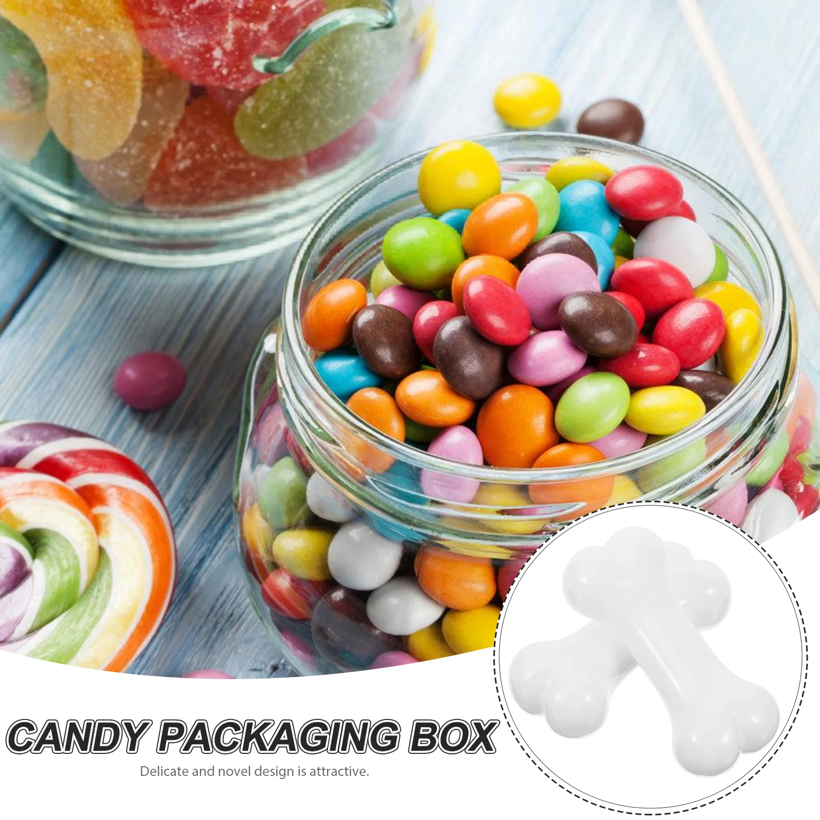 

12Pcs Candy Packing Box Heavy Duty Plastic Snack Storage Carry Design for School Office Home Use Multipurpose Mini