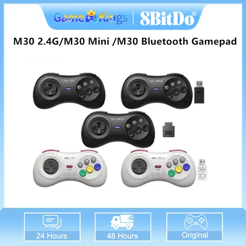 8Bitdo M30 2,4G/M30 Mini /M30 Bluetooth Gamepad para Nintendo Swtich controlador inalámbrico para SEGA Genesis para Sega Genesis Mini