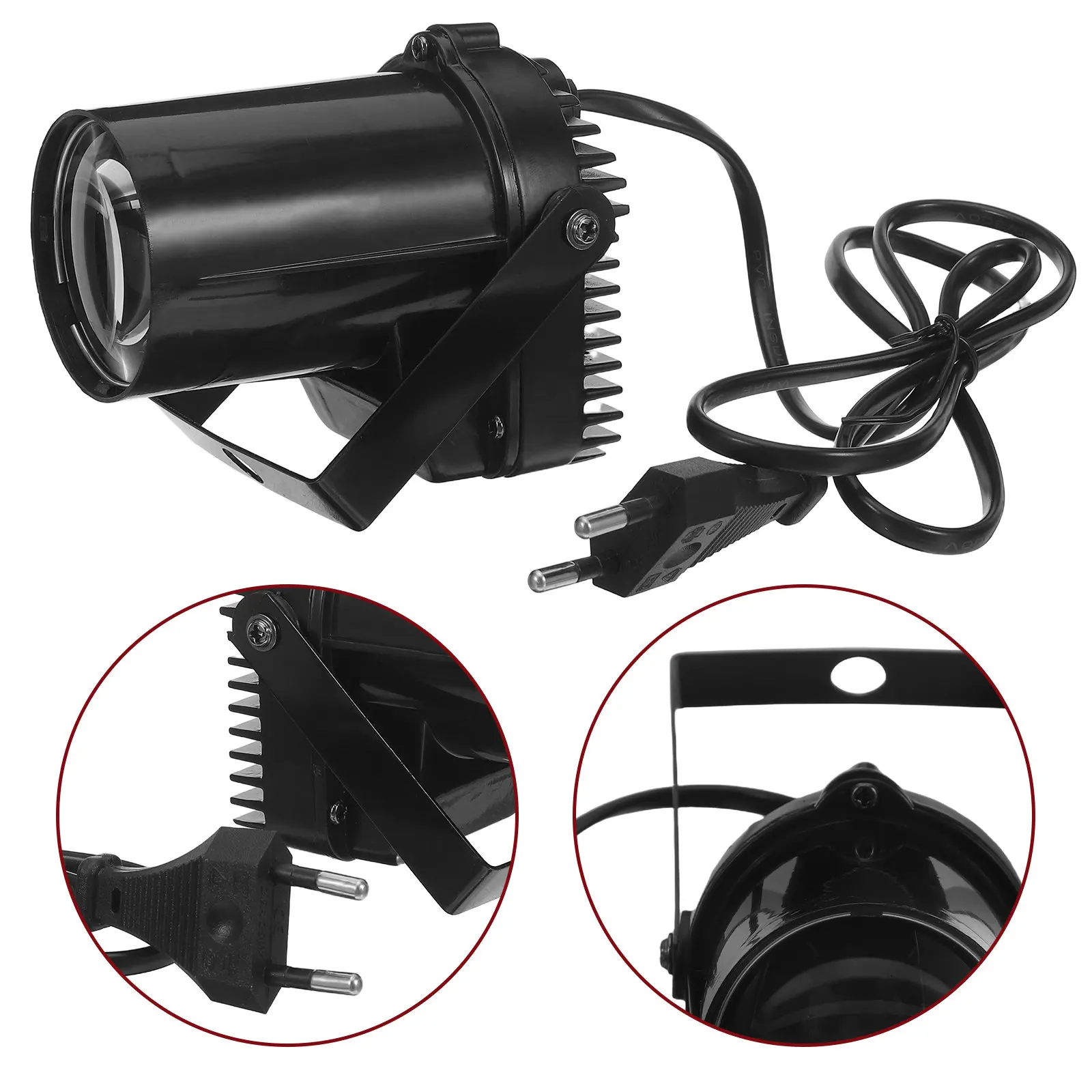 

1Set Mirror Ball Light Disco Ball Spotlight LED Stage Light Bar Ktv Home Dj Party Lighting Tool Colorful Rotating Projector Lamp