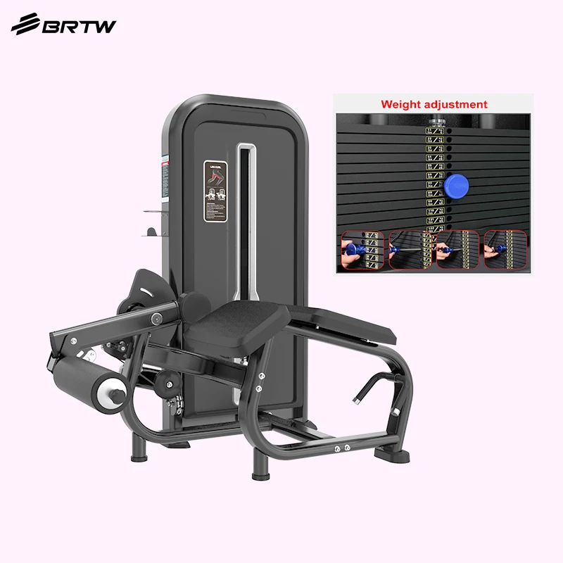 

Gym Strength Training Leg Exercise Plate Loaded Seated Leg Extension and Prone Leg Curl Gym