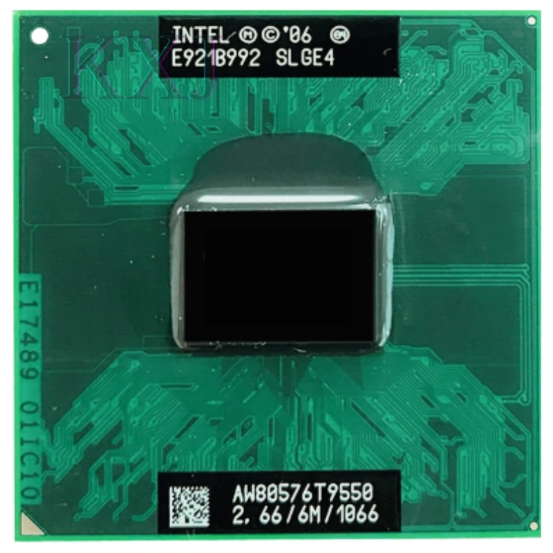 Processore CPU Intel Core 2 Duo T9550 SLGE4 2.6 GHz Dual-Core Dual-Thread 6M 35W Socket P